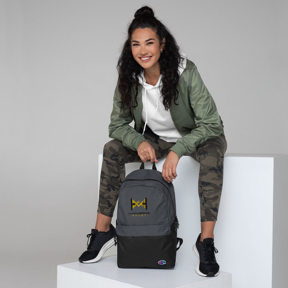 Hyperbeast Backpack Embroidered Hyperbolic Beast x Champion Collab Backpack