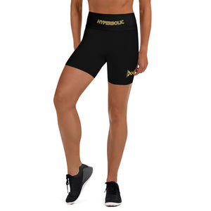 Hyperbolic Beast Black Yoga Shorts